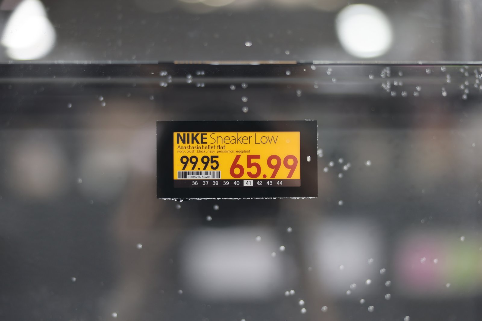 Lobby shop kassa-integratie met e-labels